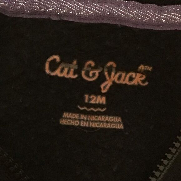 Cat & Jack Halloween Bat Jacket 12M - Picture 4 of 5